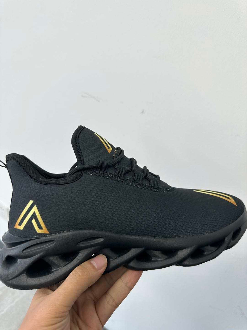Apex Stealth Sneakers – Black Gold Edition