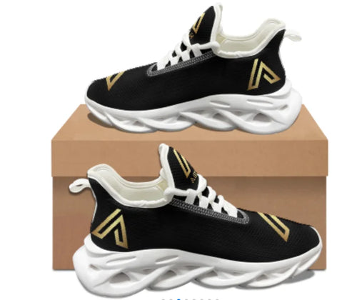 Apex Surge Sneakers – Black Gold White Edition